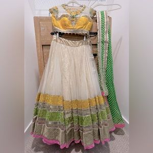 Colorful Lehenga for Indian Wedding Guest or Prom